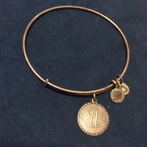 “U” Alex and Ani Bracelet